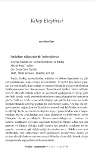 Makale Kitap Ve Tez Eleştirileri Nasıl Yapılır örnekli Anlatım